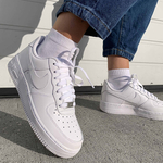 Nike Air Force 1 07 White С МЕХОМ