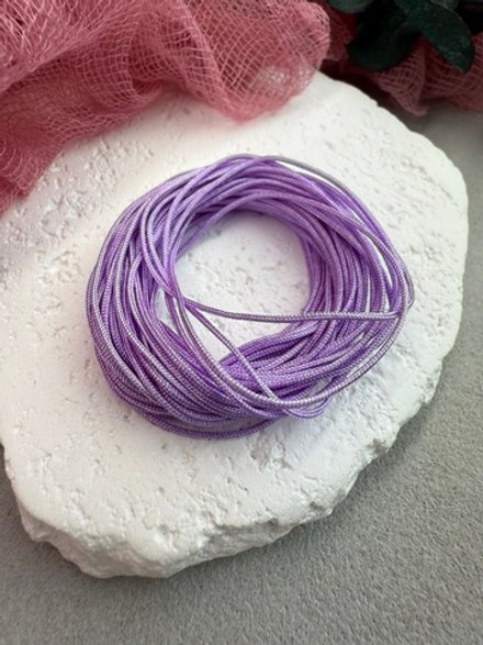 Шнур для плетения браслетов 0,8 мм, Фиалка (5 м)