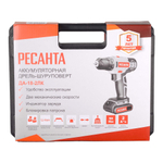 Дрель-шуруповерт аккумуляторная Ресанта ДА-18-2ЛК