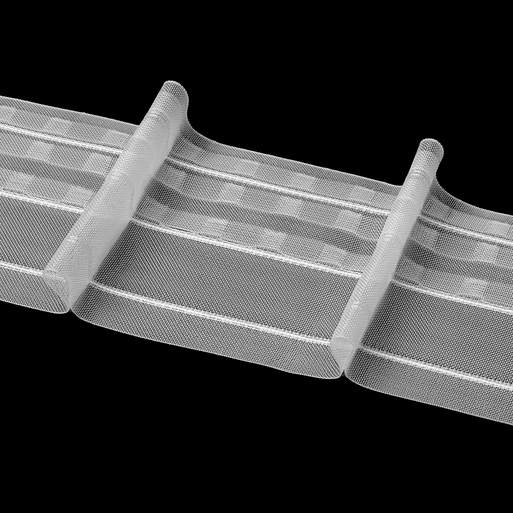 Шторная лента Oz-Is арт. 4343 MP, коэф сборки 1:1,5, цвет прозрачный (ширина 100 mm)