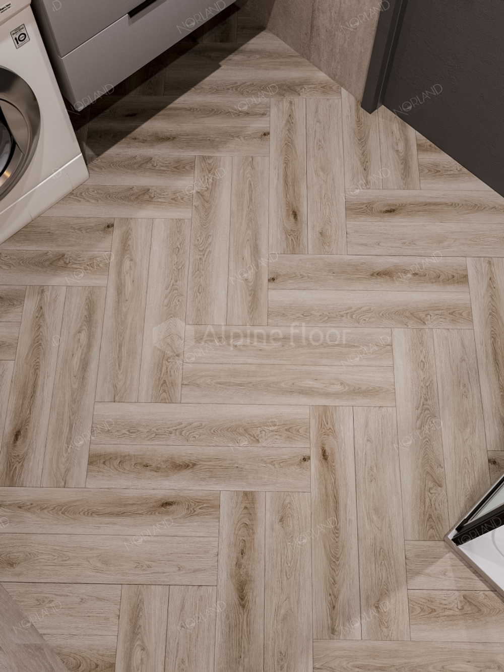 SPC ламинат NORLAND LAGOM PARQUET Bratt 1033-5 AlpineFloor