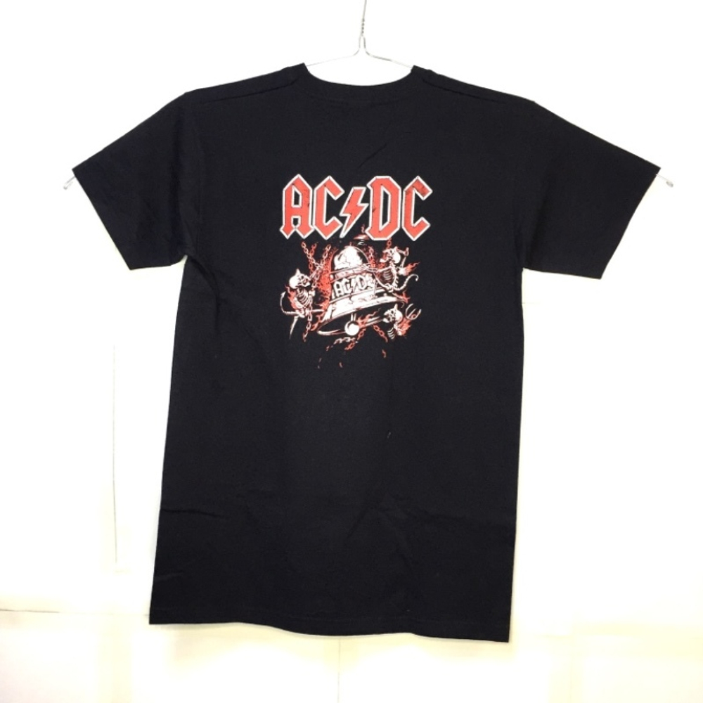 Футболка тайланд AC DC Hells bells RocK or Bust колокол (XS)