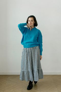 Джемпер Л.Т., 100% шерсть ягнёнка, цвет морфо.