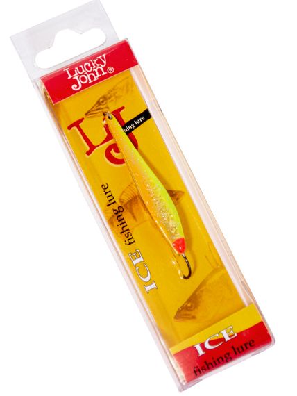 Блесна вертикал. зим. Lucky John MODEL S-3 c впаян. кр. 06.0г OR блистер