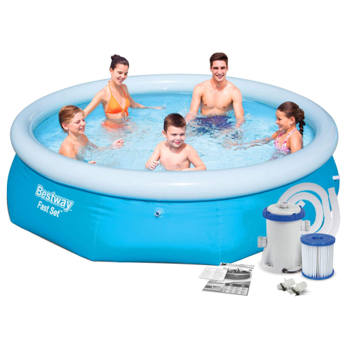 Бассейн надувной Bestway Fast Set Pools 305х76 см + фильтр-насос 1249 л/ч (57270/57109 BW)