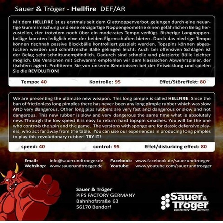 Длинные шипы Sauer&Troeger Hellfire