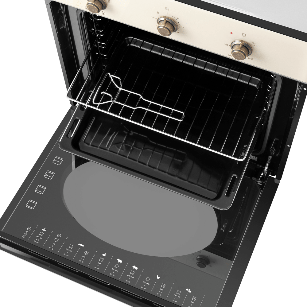 Встраиваемый газовый духовой шкаф Maunfeld EOGC604RIB.MT Slim