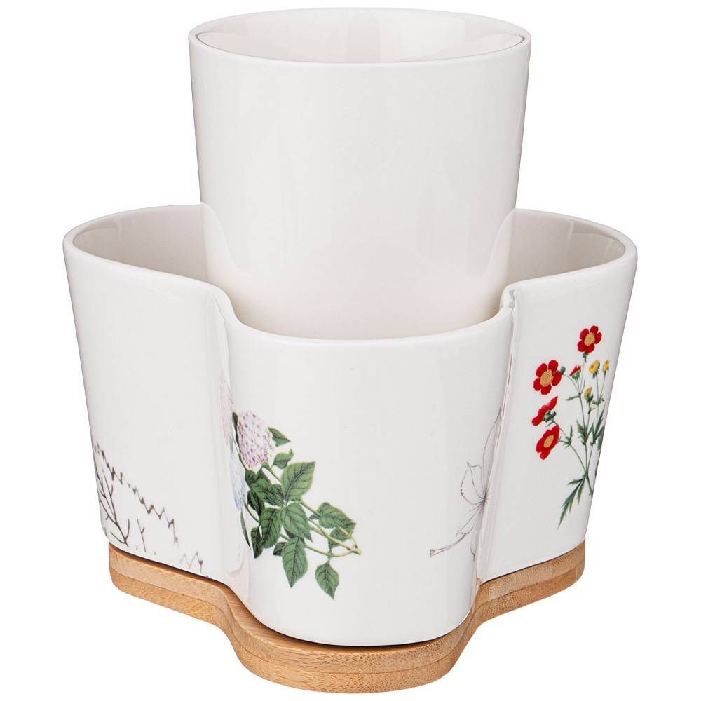 ПОДСТАВКА ПОД СТОЛОВЫЕ ПРИБОРЫ BRONCO "MEADOW" 11*11*15,5 СМ (КОР=8ШТ.)