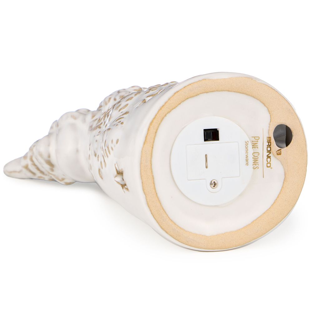 ФИГУРКА "ДЕД МОРОЗ" С LED-ПОДСВЕТКОЙ КОЛЛЕКЦИЯ "PINE CONES", 8,6*7,2*17 СМ