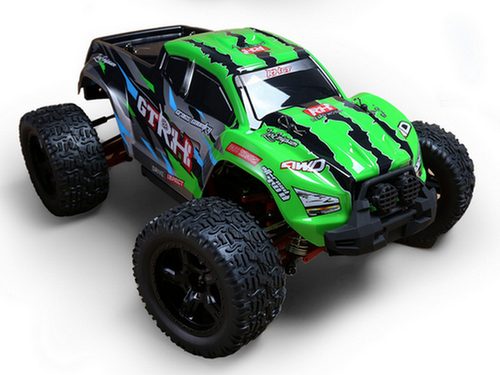 Радиоуправляемый монстр Remo Hobby GT Brushless (зеленый) 4WD 2.4G 1/10 RTR