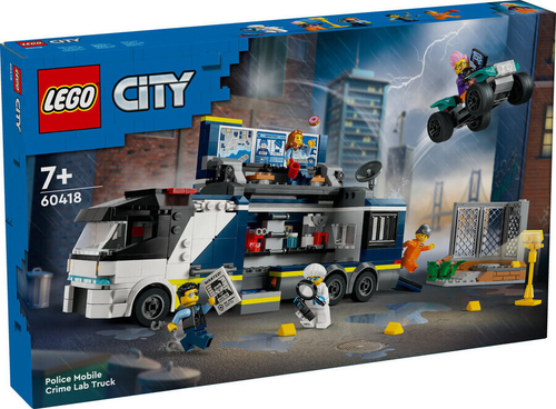Конструктор LEGO City 60418 Полицейский грузовик криминальной лаборатории