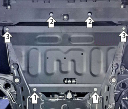Защита MOTODOR для Lada Iskra арт.72105