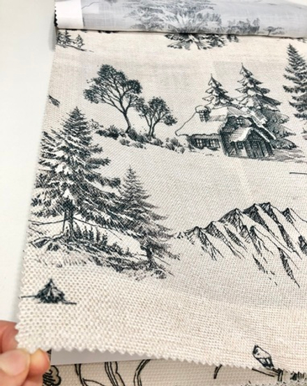 Ткань рогожка Anka Symfony of Colors Print Rex 104 арт. Tapestry 1 col. 1001 (высота 295 см)