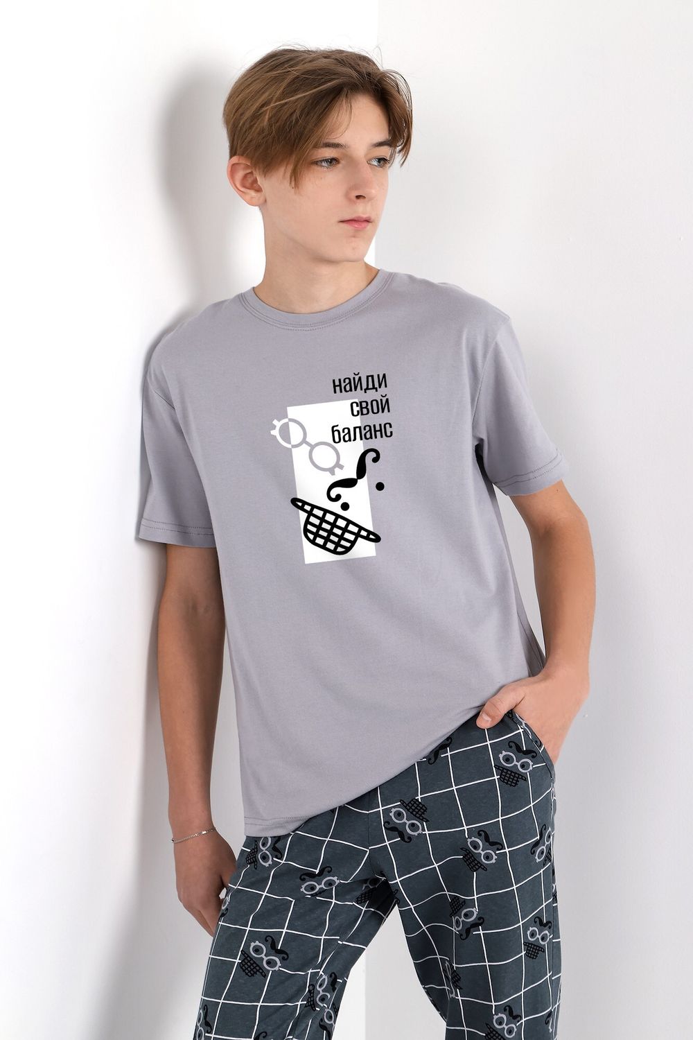 Костюм для мальчика Чарли-1 Виотекс СВЕТЛО-СЕРЫЙ