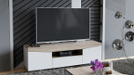 Тумба под телевизор напольная Белый Ясень/Дуб Сонома 160х45х48 см