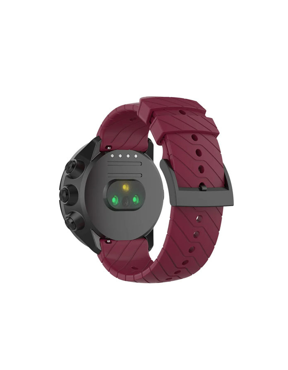 Силиконовый ремешок Suunto 24 mm для 9 / 9 Baro / 7 / D5 / Spartan Sport (Athletic 3) Вишневый