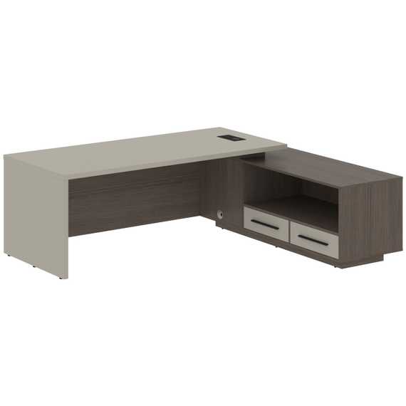 Стол руководителя с тумбой VCT 2319(R)  2300х1900х750 VELION