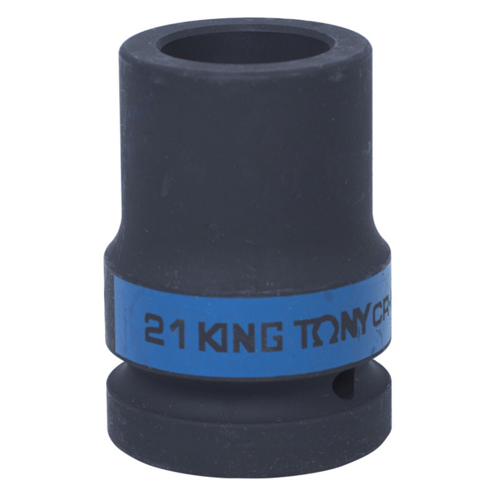 KING TONY (853421M) Головка торцевая глубокая ударная четырехгранная 1", футорочная, 21 мм
