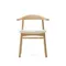 Стул Timons из бежевой синели из массива дуба с натуральной отделкой FSC Mix Credit