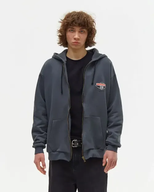 Худи Anteater Phat Zip серое