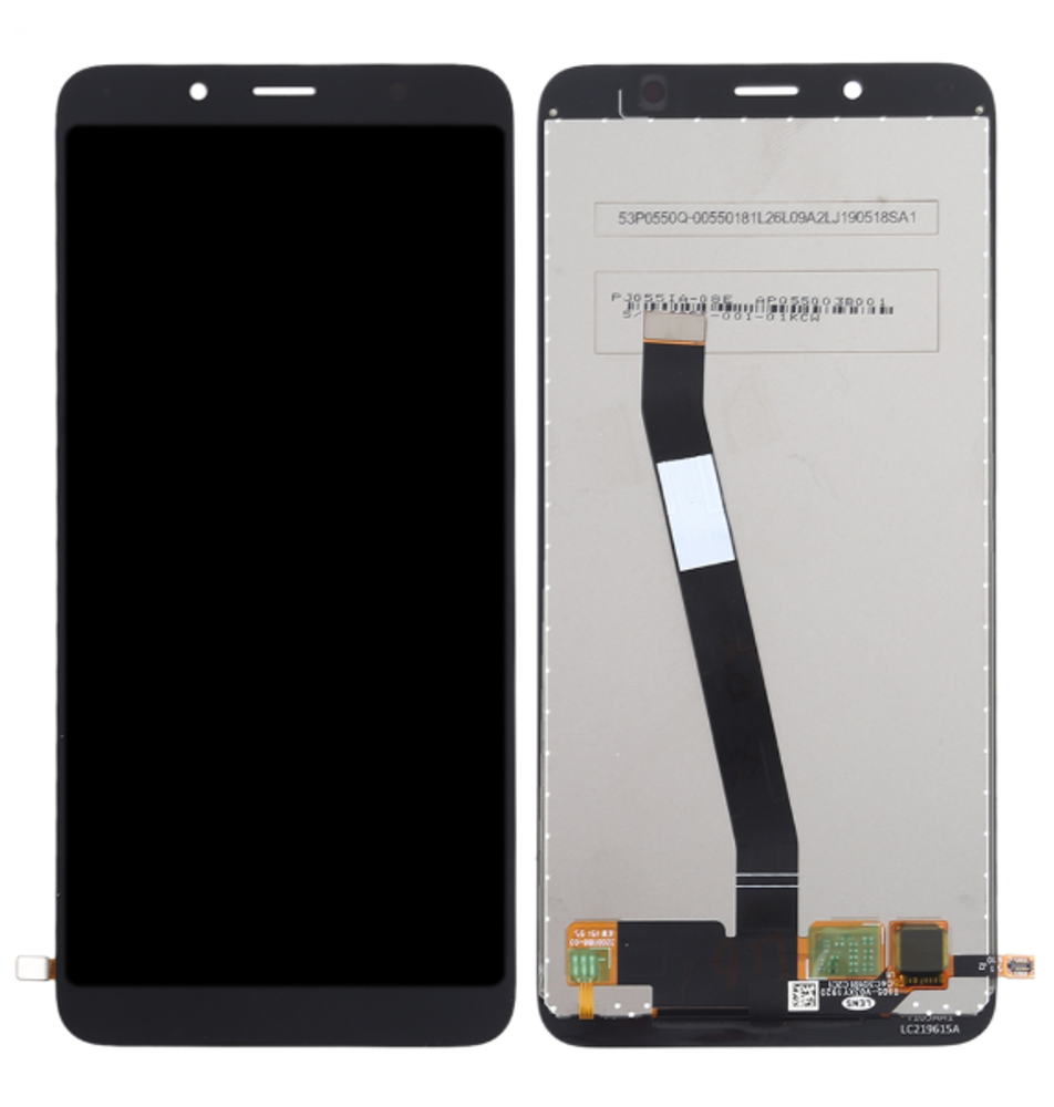 Дисплей для Xiaomi Redmi 7A в сборе с тачскрином Черный - Переклейка