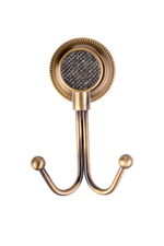 Boheme Крючок двойной ROYALE CRISTAL BR