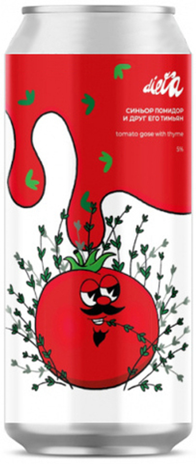 Пиво Диета Синьор Помидор И Друг Его Тимьян / Dieta Sin`or Pomidor I Drug Ego Timyan 0.45 - банка