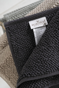 Коврик для ванной Kaia EcoCotton 50х80 | темно-серый