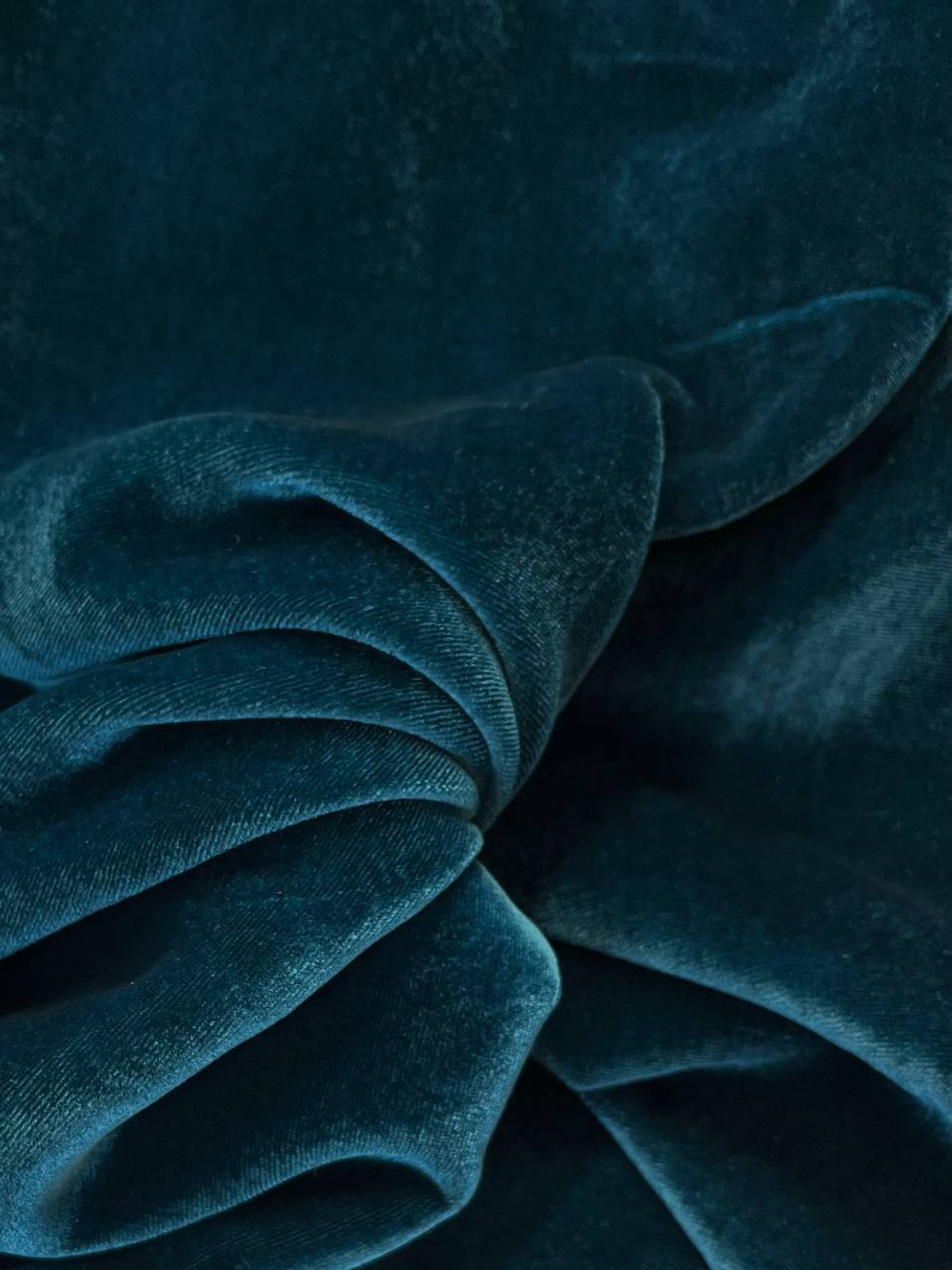 Бархат вискоза с п/э бирюзовый