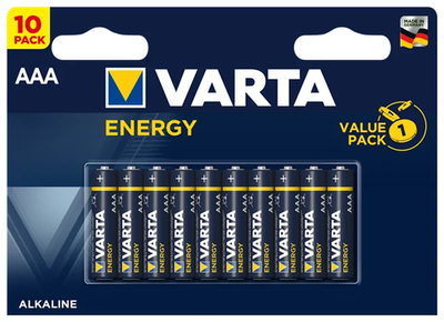 Батарейки VARTA ENERGY "AAA" 10шт. (4103-10)