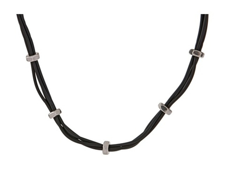 "Муфта" колье в серебряном покрытии из коллекции "Стройка" от Jenavi