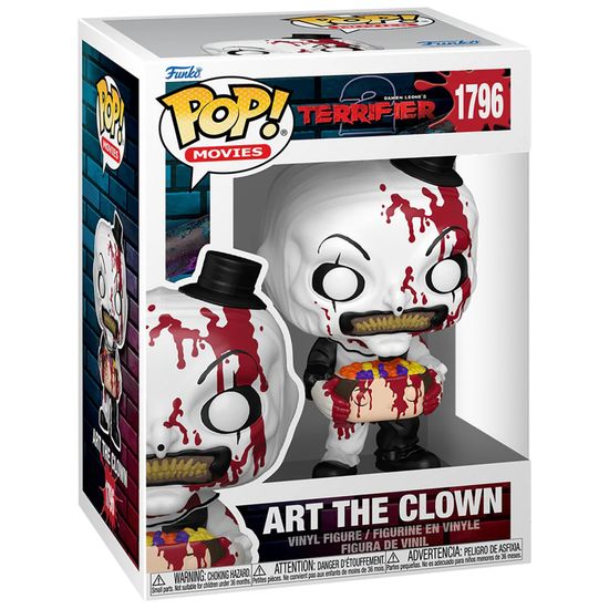 Фигурка Funko POP! Movies Terrifier 2 Art The Clown w/Head (1796) 86537 / Фигурка Фанко ПОП! по мотивам фильма "Ужасающий 2", Арт