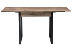 Стол Форли 90(150)х67х77 дуб велингтон / черный матовый