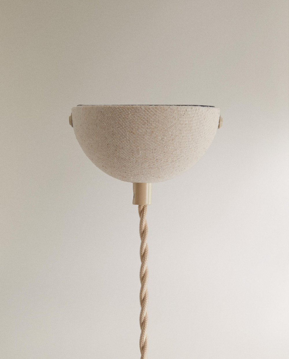 Zara Home Потолочный светильник, цвет экрю, 24.5 см