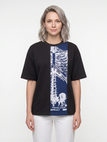 ФУТБОЛКА ONE print skeleton 04