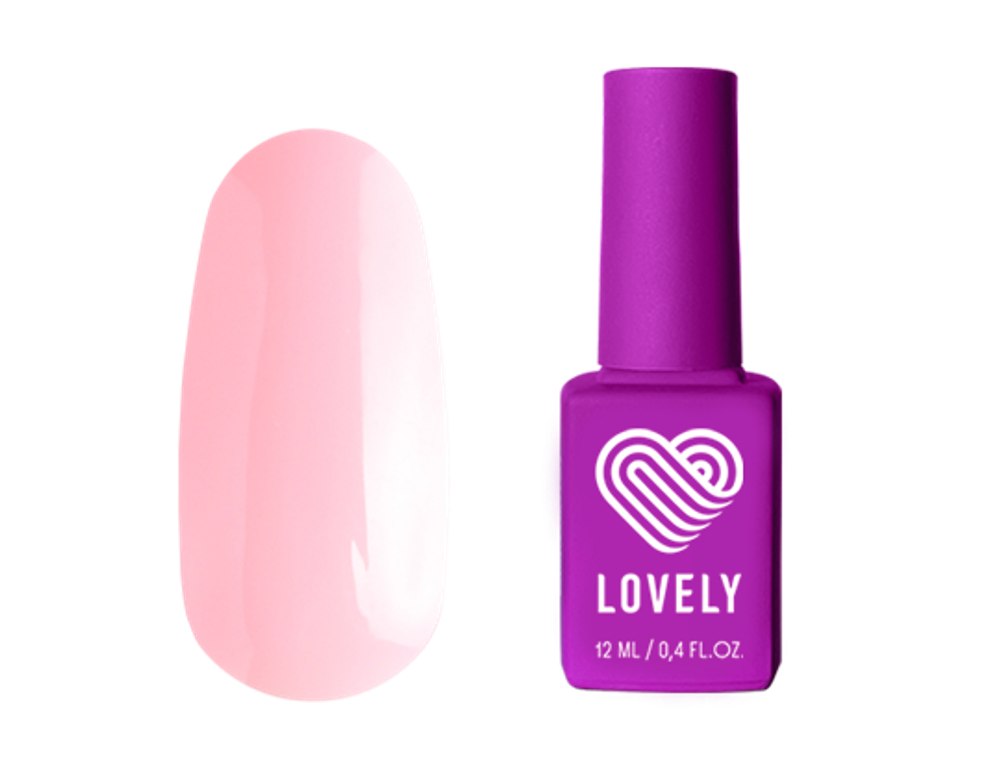 База жесткая камуфлирующая Lovely, оттенок розовый, 12 ml