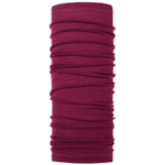 Бандана Buff LIGHTWEIGHT MERINO WOOL SOLID PURPLE RASPBERRY