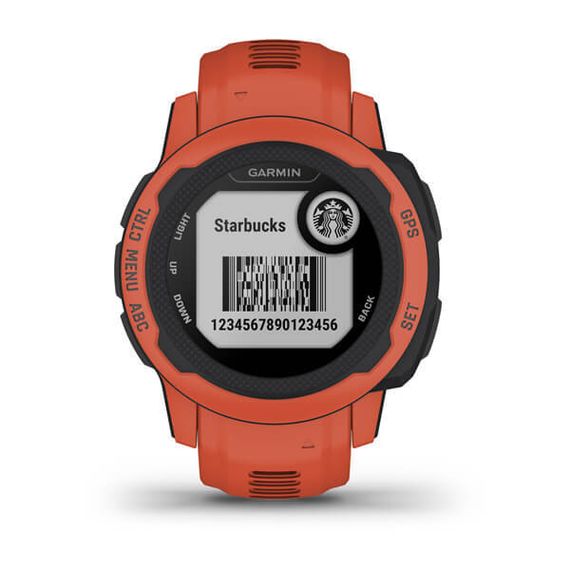 Умные часы Garmin INSTINCT 2S красный