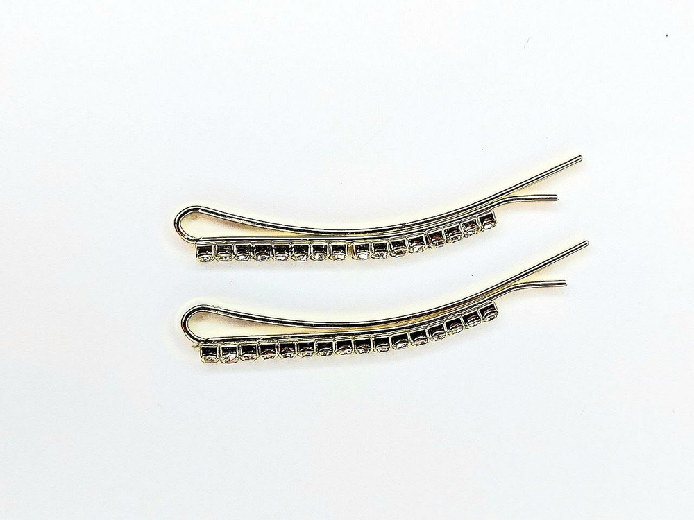 Заколки. Невидимка со стразами.