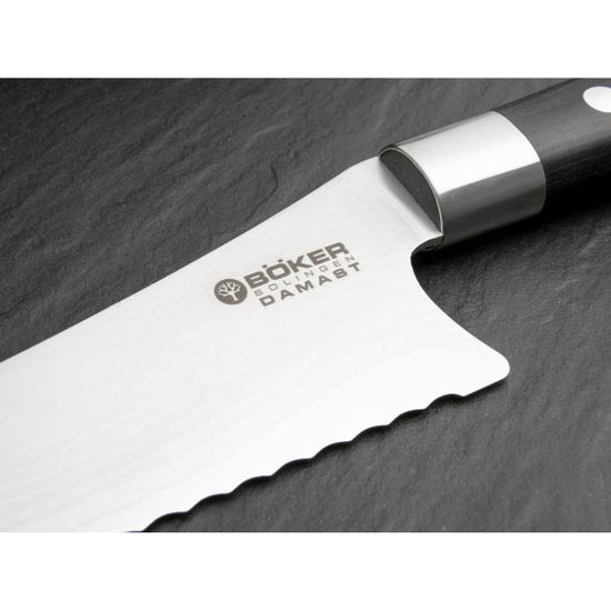 Нож кухонный Boker 130423DAM Damascus Black Bread Knife