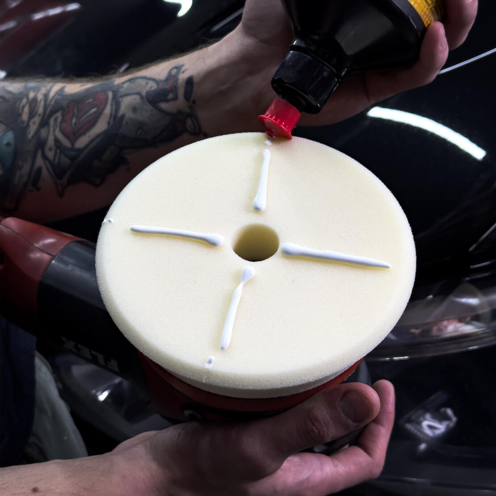 LERATON DAF180 Ультра-мягкий белый DA полировальник 155/178