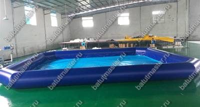 Надувной бассейн «Одноцветный» 8*8*0,65 м