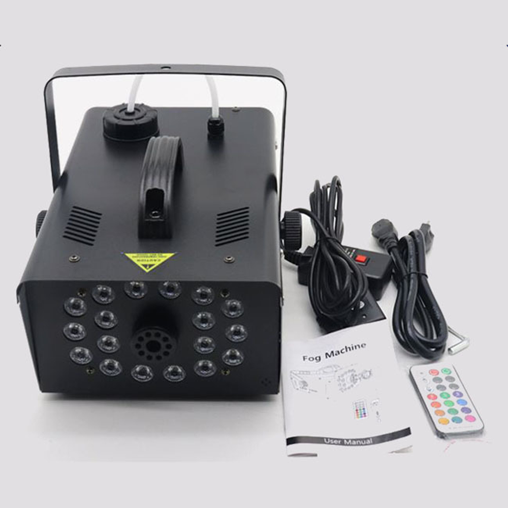 Генератор дыма 1000W с RGBW подсветкой и эффектом стробоскопа