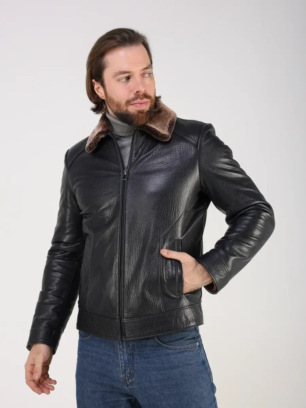 Дубленка натуральная куртка зимняя кожаная