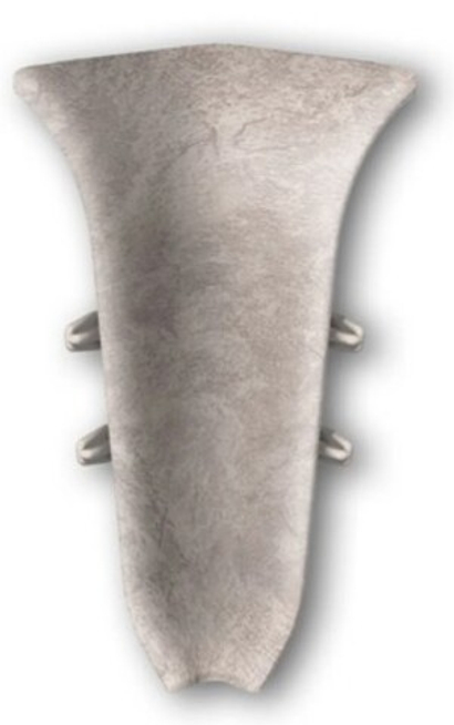 Угол внутренний для плинтуса 55мм "Идеал Классик", 549 Лофт светло-бежевый