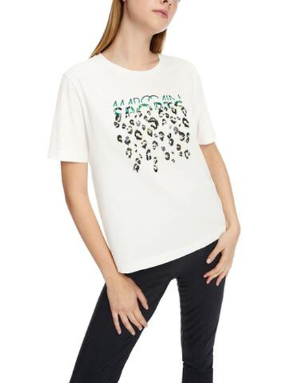 Marc Cain Футболка расшитая бисером