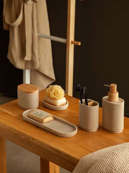 Диспенсер для жидкого мыла dune, песочный