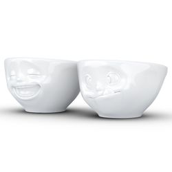 Набор чаш Laughing & Tasty, 100 мл, белый, 2 шт.