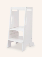 Стеллаж-полка деревянный Тадео с ручками, белый