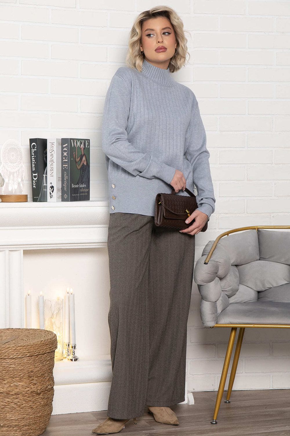 Джемпер Морозко (серый) Б14962-18М LT Collection